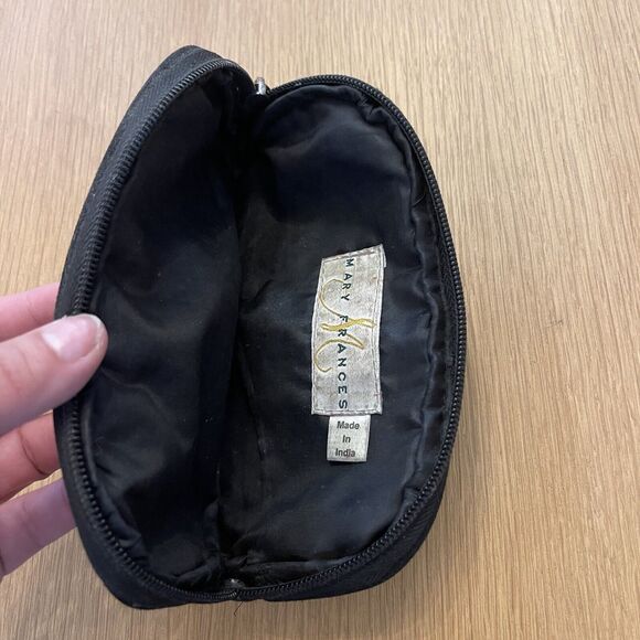 Vintage Mary Frances Piano Music Note Beaded Clutch Pouch - Picture 6 of 9